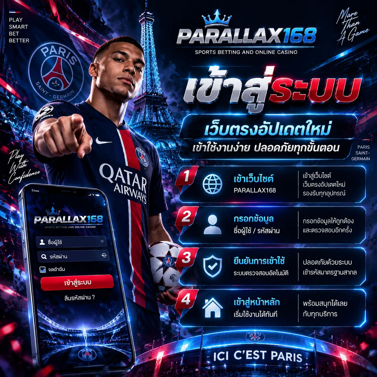เข้าสู่ระบบ parallax168